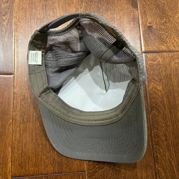 Bass Pro Shops Trucker Style Hat Mesh Snapback “Gone Fishing” Cap Gray One Size - Picture 4 of 5